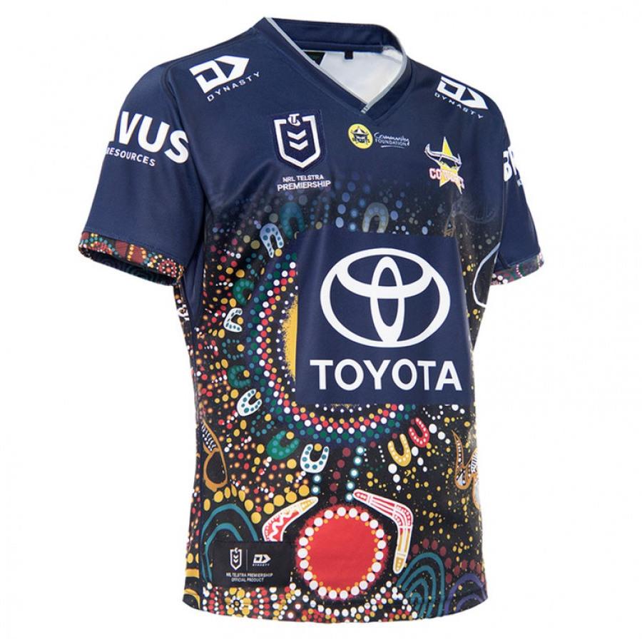 North Queensland Cowboys 2021 Men's Indigenous Rugby Jersey