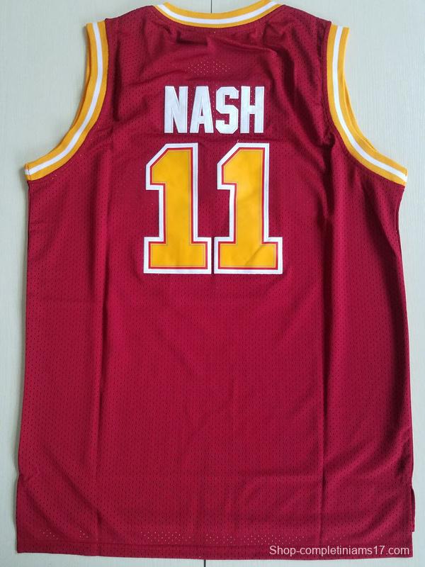 Steve Nash 11 Santa Clara Maroon College Basketball Jersey