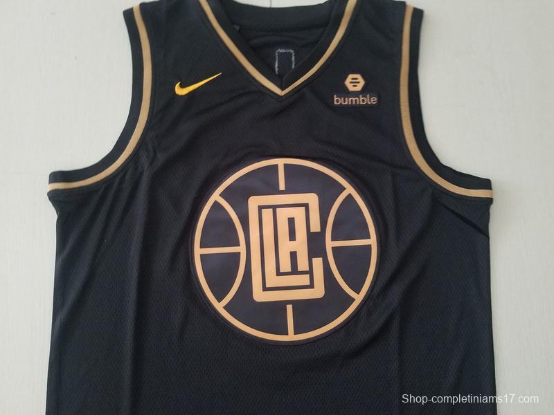 Kawhi Leonard 2 Black Golden Edition Jersey