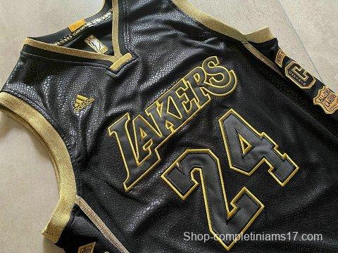 Men's Kobe Bryant Black Retro Classic Team Jersey