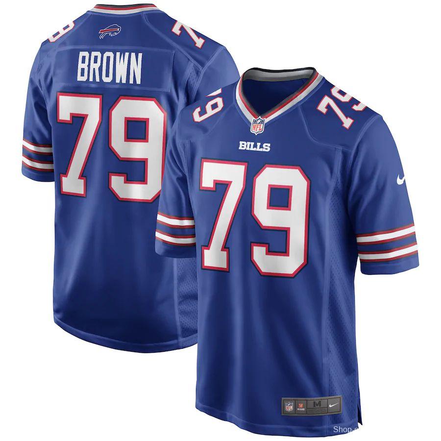 Men's Ruben Brown Royal Retired Player Limited Team Jersey