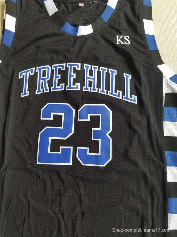 Nathan Scott 23 One Tree Hill Ravens Black Basketball Jersey