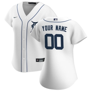 Women's White 2020 Home Custom Team Jersey