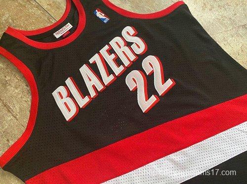 Men's Clyde Drexler Black Retro Classic Team Jersey