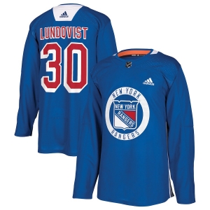 Youth Henrik Lundqvist Blue Practice Player Team Jersey