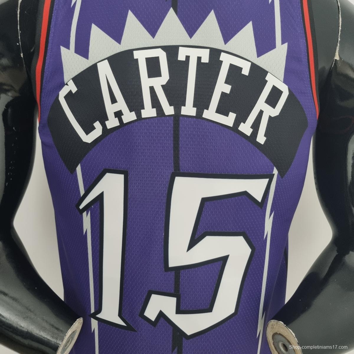 Toronto Raptors CARTER#15 Purple NBA Jersey