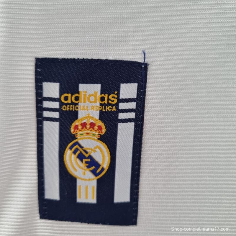 Retro Real Madrid 98/00 Home Soccer Jersey