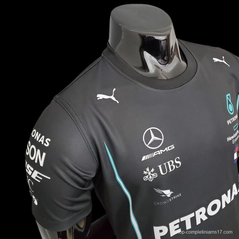 F1 Formula One Racing Suit; 2021 Mercedes Black 