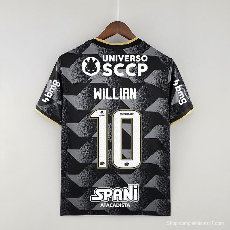 22/23 All Sponsors Corinthians Away  Soccer Jersey