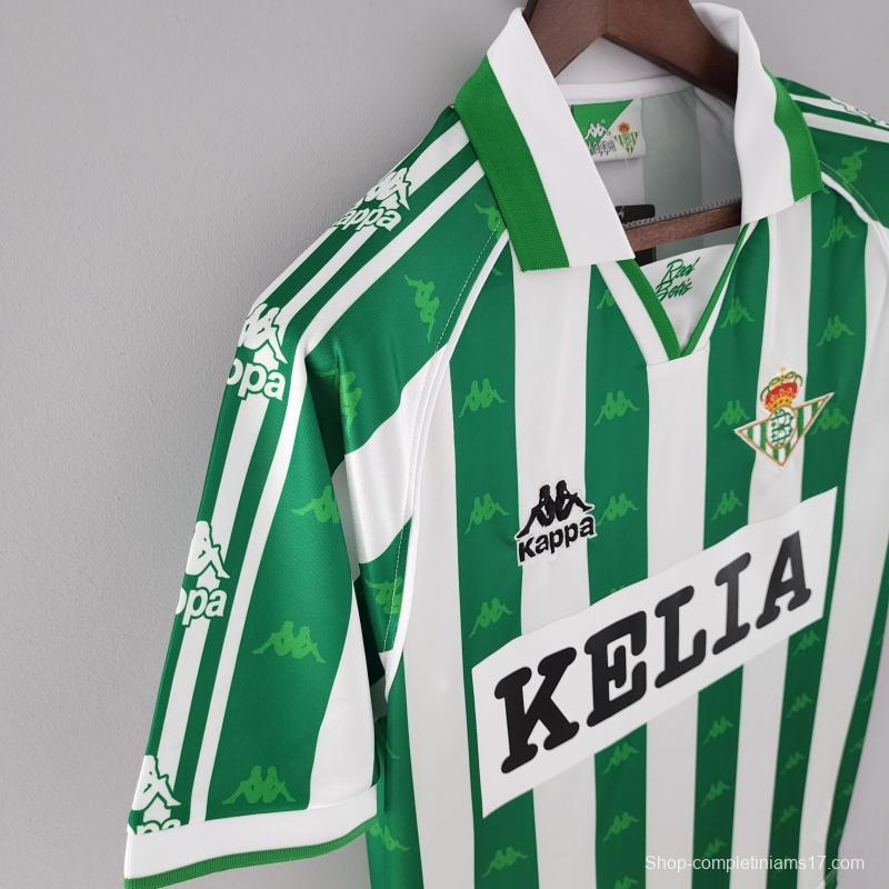 Retro Real Betis 96/97 Home  Soccer Jersey