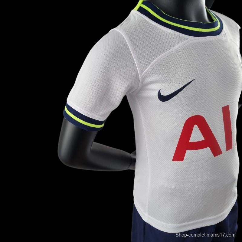 22/23 Kids Kit Tottenham Hotspur Home 16-28 Soccer Jersey