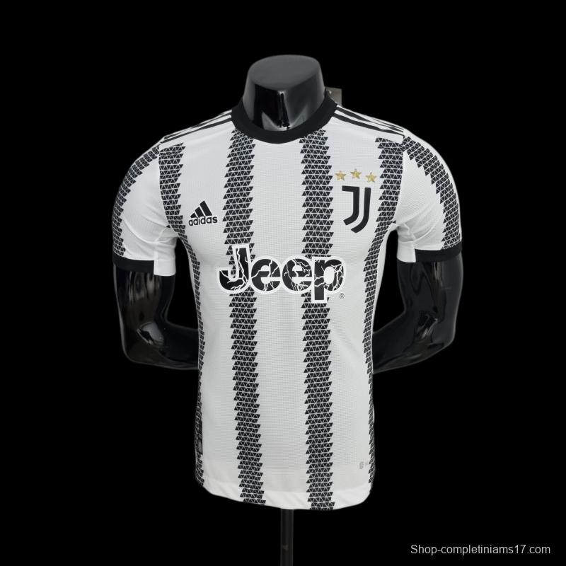 Player Version 22/23 Juventus Home Soccer Jersey