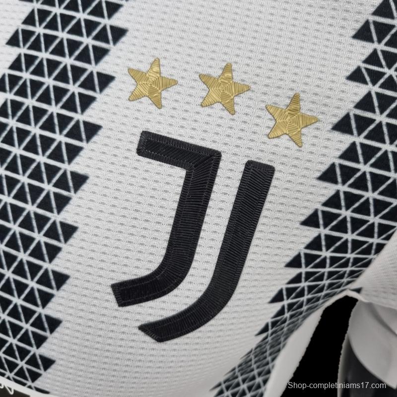 Player Version 22/23 Juventus Home Soccer Jersey