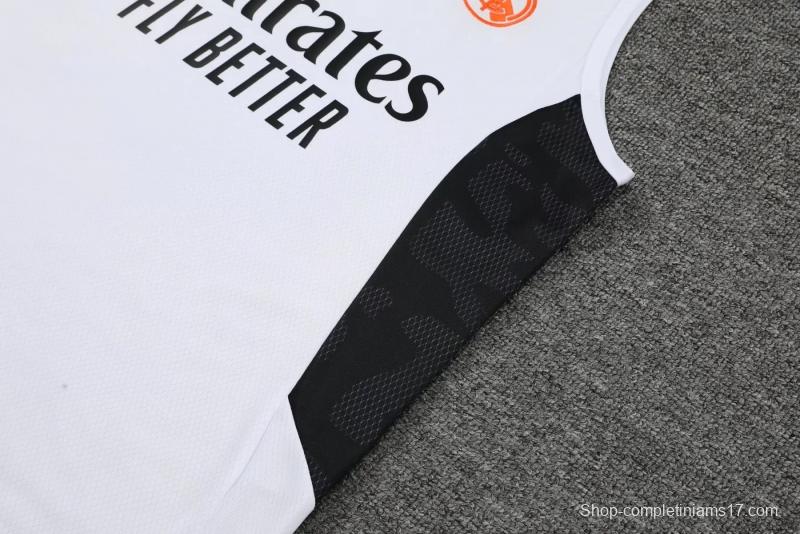 22/23 Real Madrid Pre-match Training Jersey White Vest