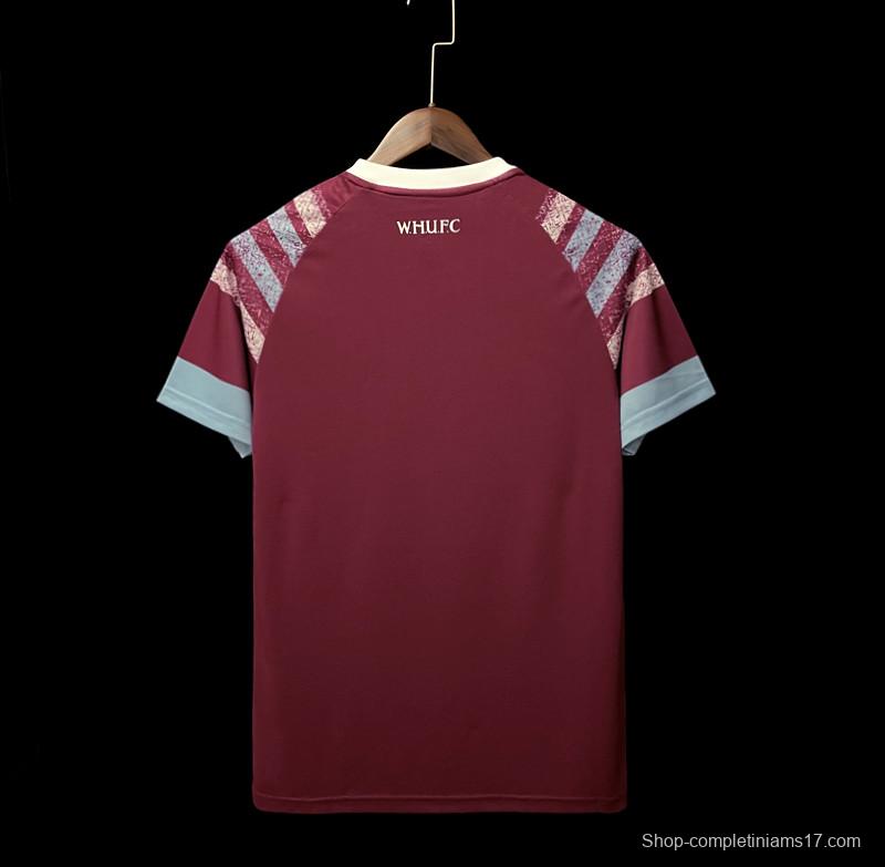 22/23 West Ham Home Soccer Jersey