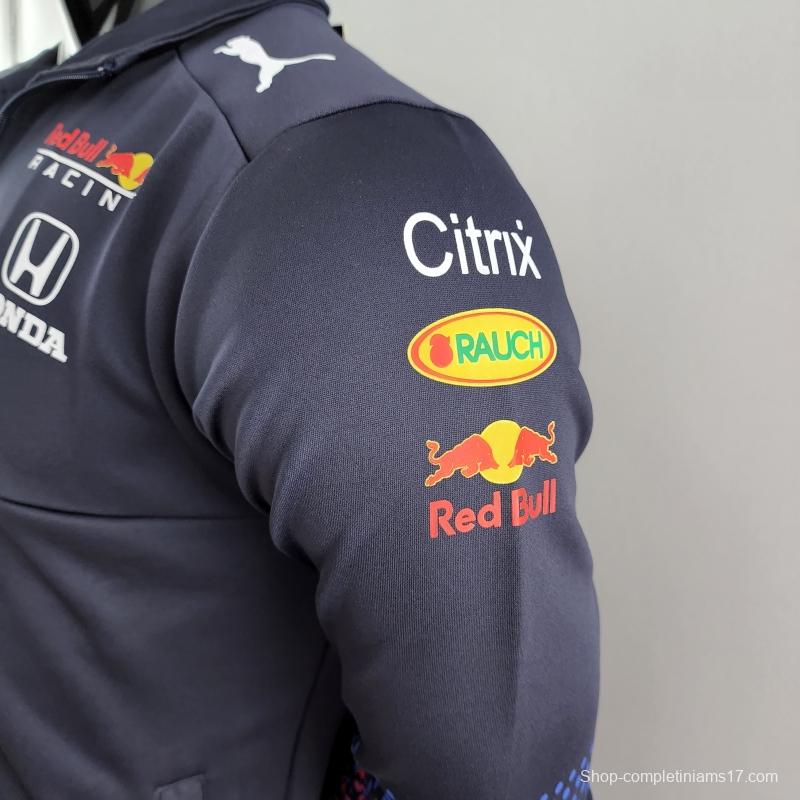 2022 F1 Redbull Full Zipper Hoodie Jacket #0004