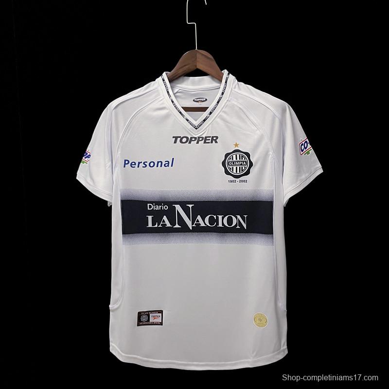 Retro 02 03 Olimpia Home Soccer Jersey