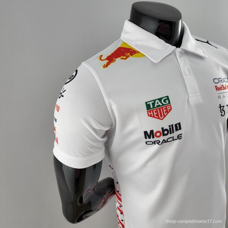 2022 F1 Redbull White Jersey  #0011