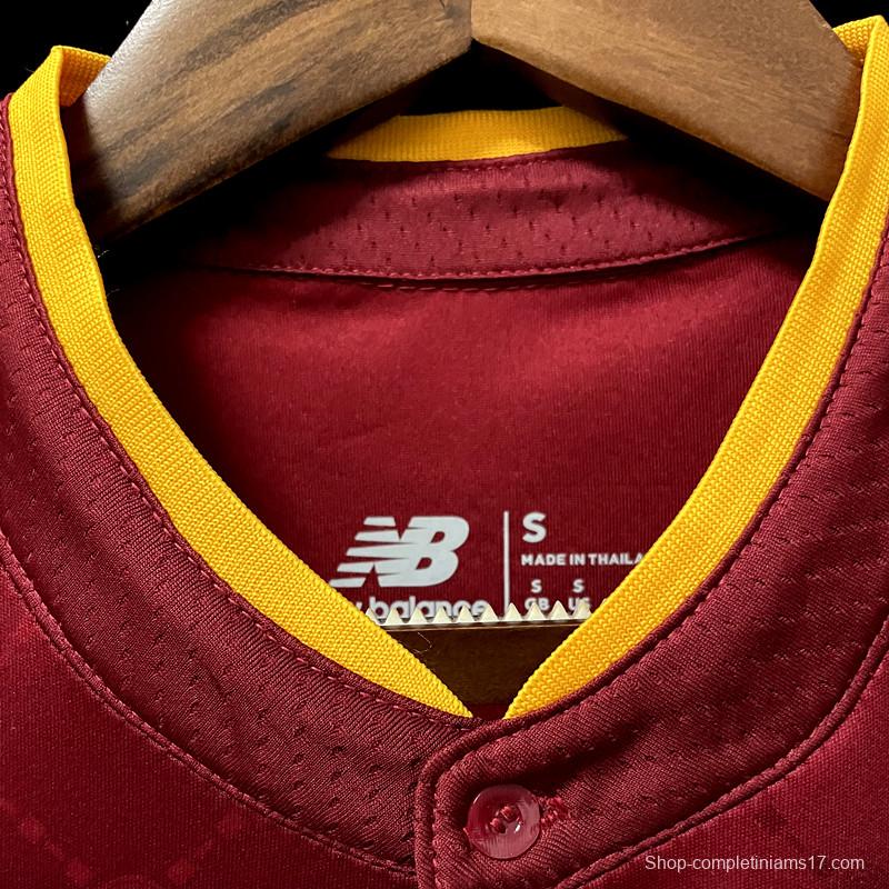 22/23 Roma Home Soccer Jersey