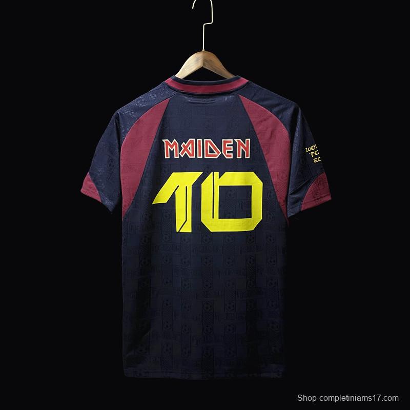 Retro 2010 West Ham Iron Maiden Home Soccer Jersey