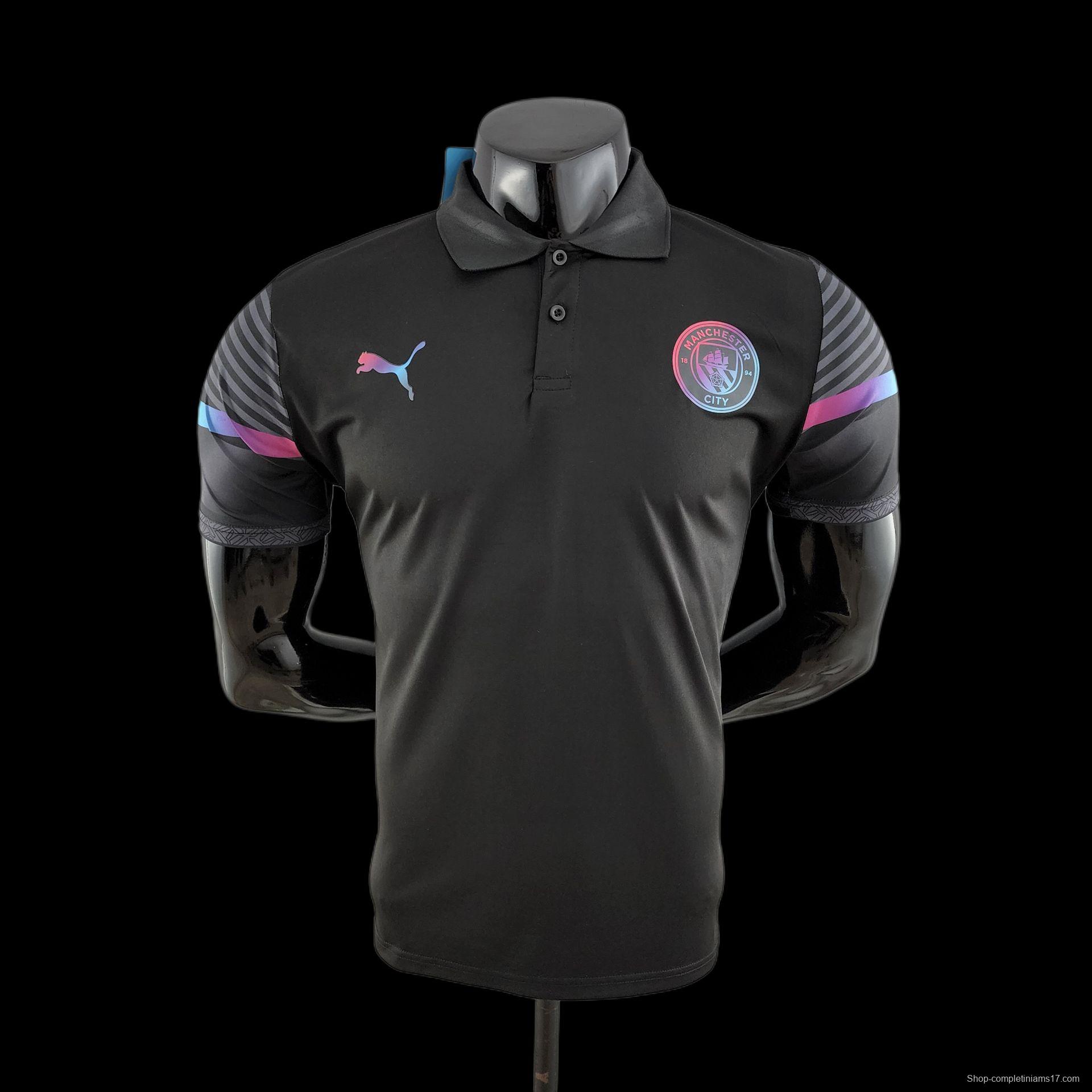 22/23 POLO Manchester City Black Jersey