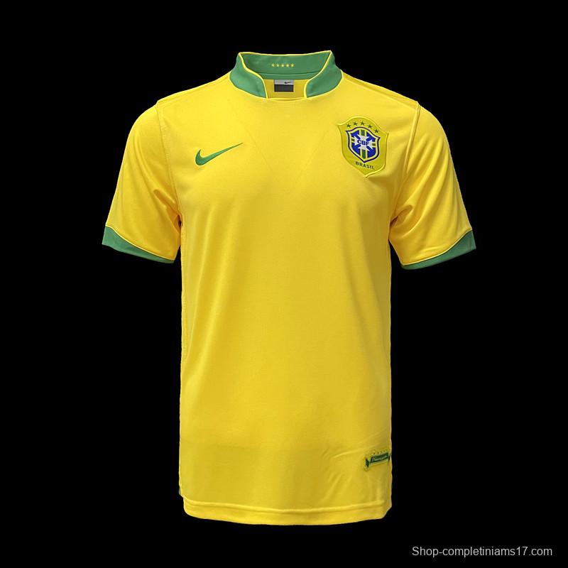 Retro 2006 Brazil Home Soccer Jersey