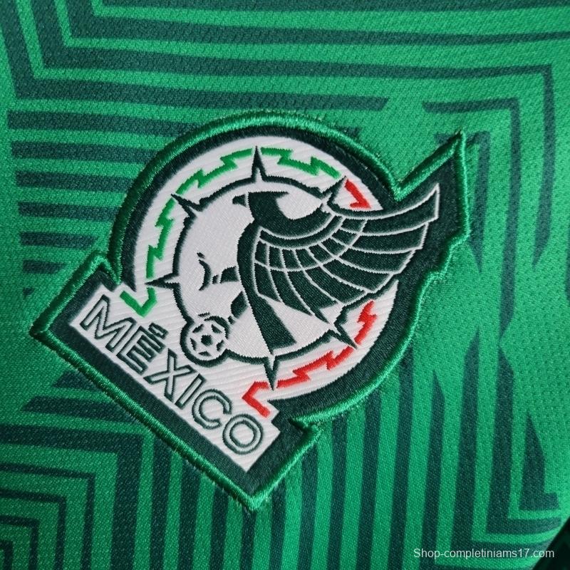 2022 Women's Mexico Home Soccer Jersey