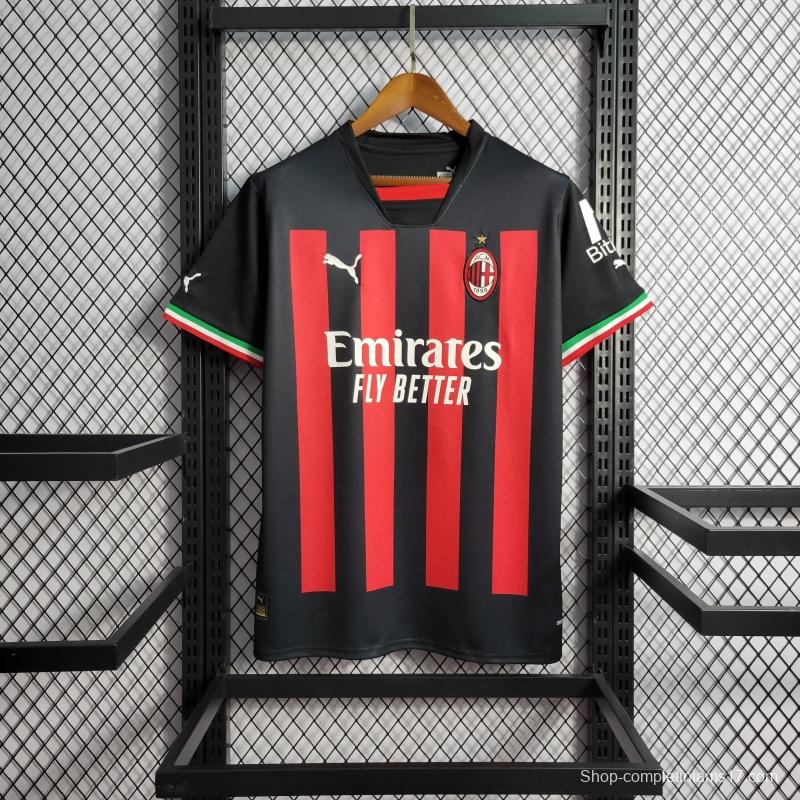 22/23 AC Milan Home Soccer Jersey