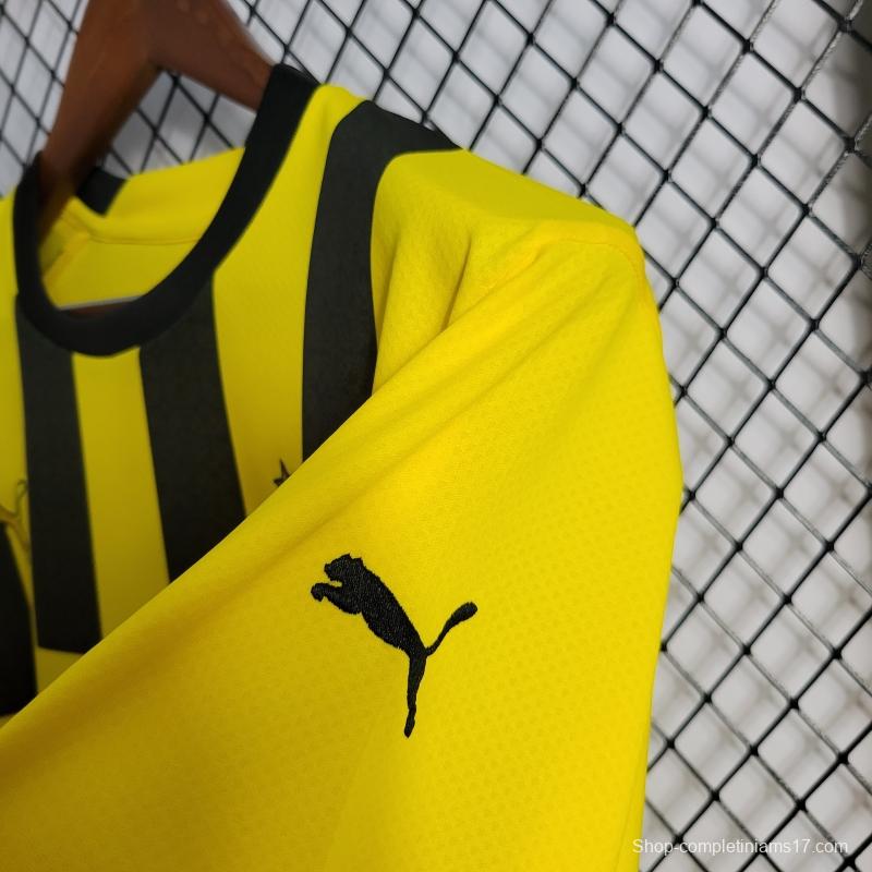 22/23 Long Sleeve Borussia Dortmund Home Soccer Jersey