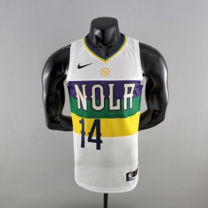 2018 New Orleans Pelicans INGRAM #14 Urban Edition White NBA Jersey