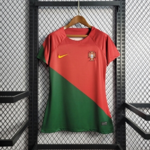 2022 Women's Portugal Home National Team Soccer Jersey