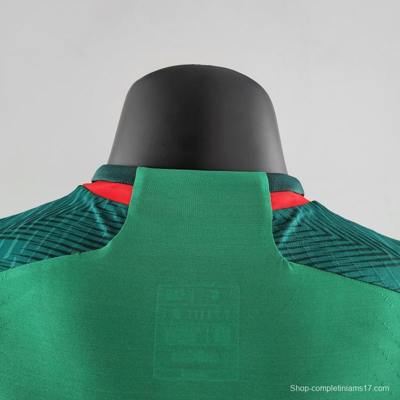 Player Version 2022 Mexico Home Soccer Jersey