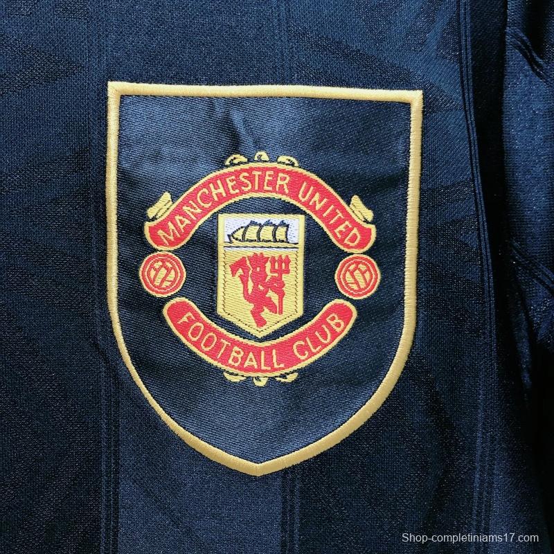 Retro 93/94 Manchester United Away Soccer Jersey