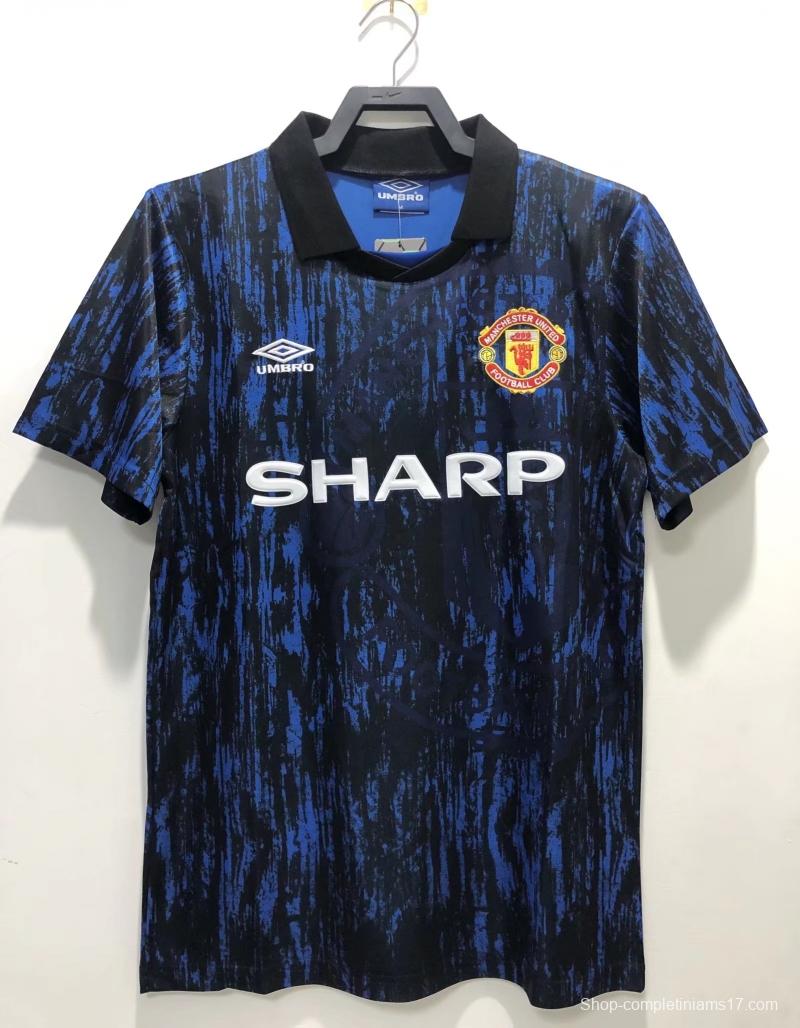 Retro 92/93 Manchester United Away Soccer Jersey