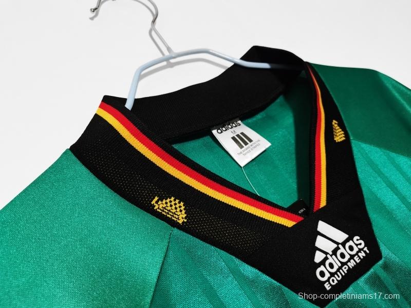 Retro 1992 Germany Away Soccer Jersey