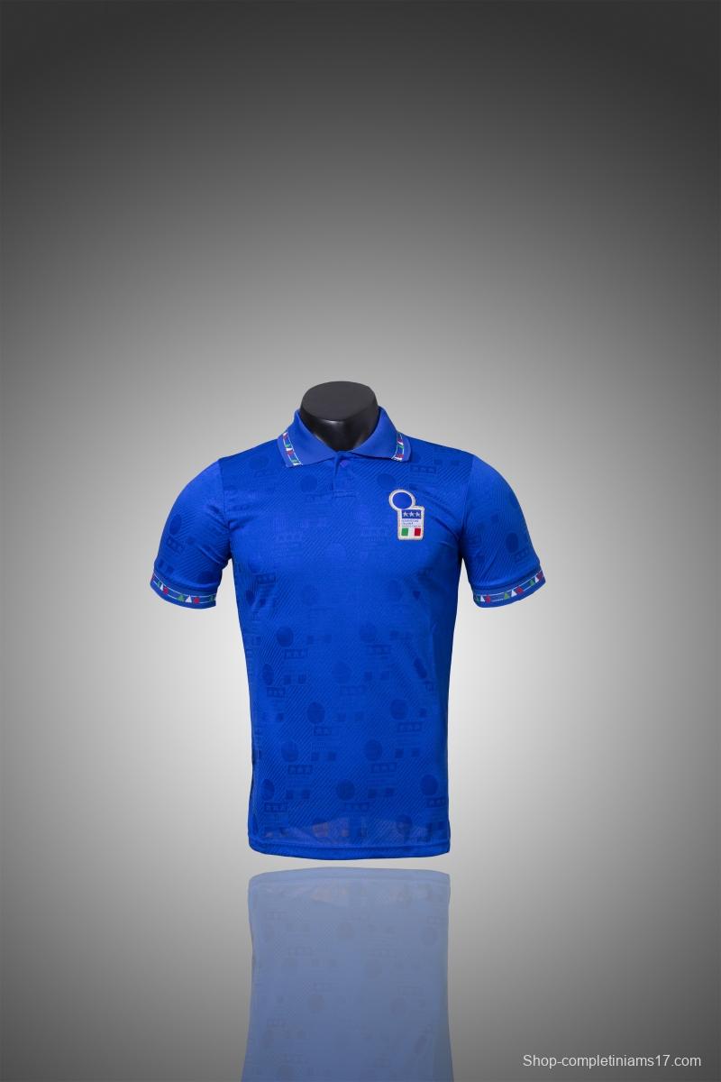 Retro 1994 Italy Home Soccer Jersey