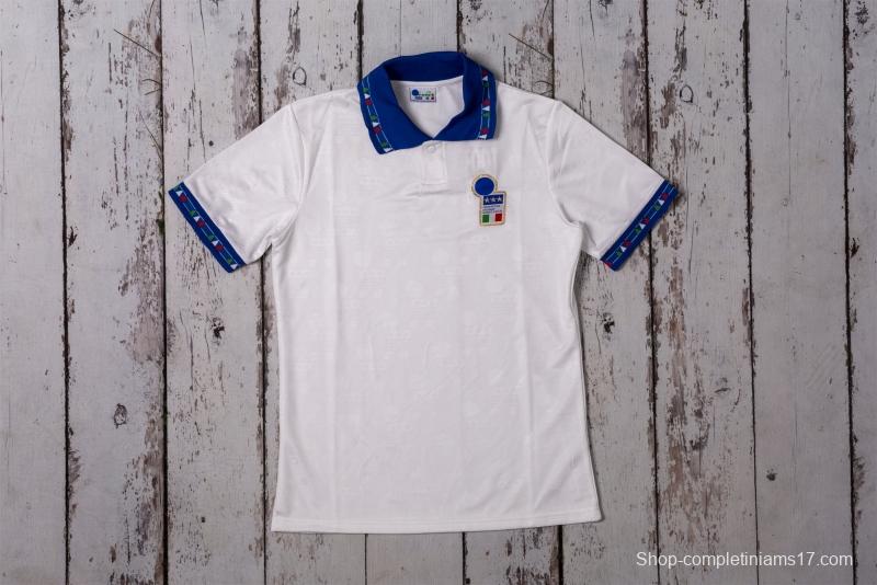 Retro 1994 Italy Away Soccer Jersey