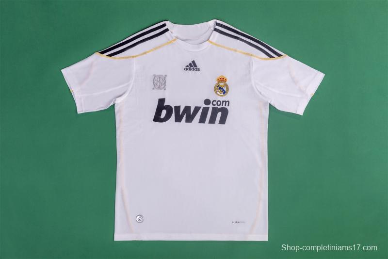 RETRO 09/10 Real Madrid Home Soccer Jersey