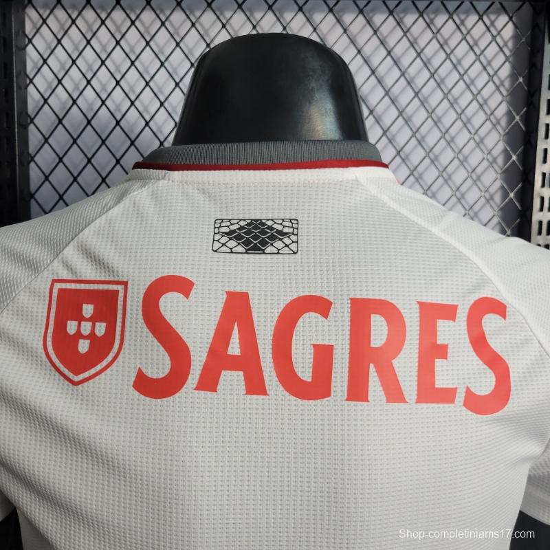 22/23 Player Benfica Third White Soccer Jersey