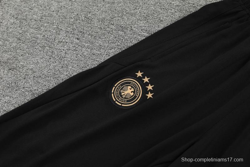 2022 Germany Khaki Half Zipper Tracksuit