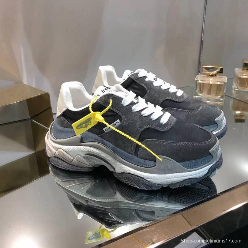 Men/Women Balenciaga Triple S Sneaker Dark Grey Item 6380340