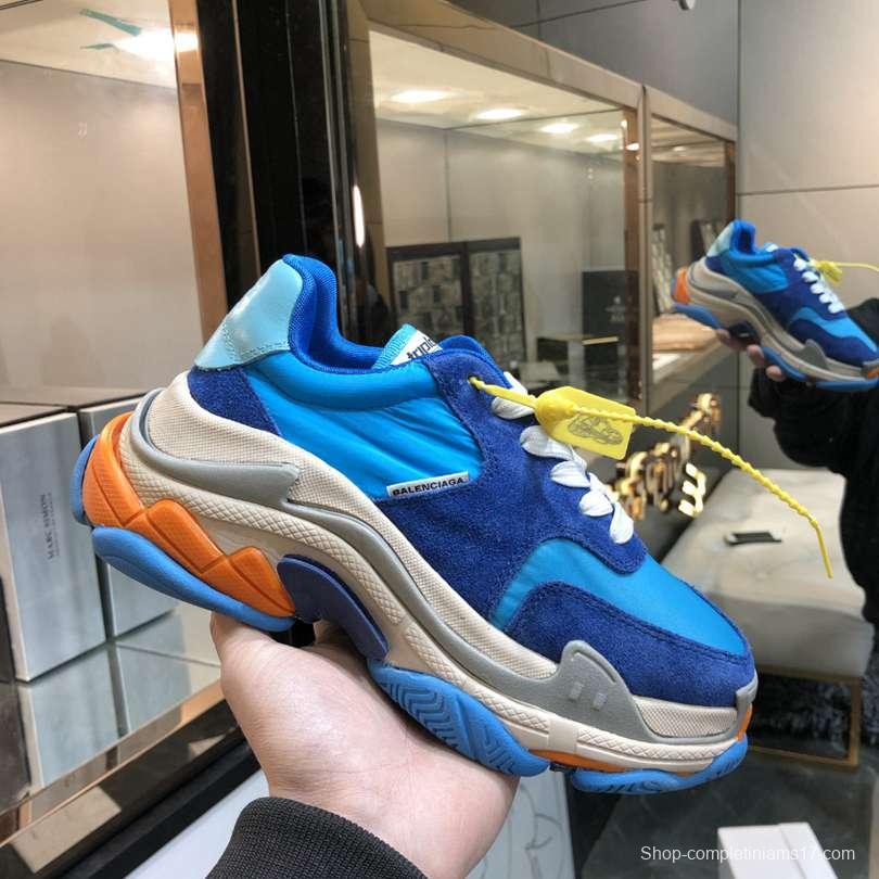 Men/Women Balenciaga Triple S Blue Sneaker Item 6380340