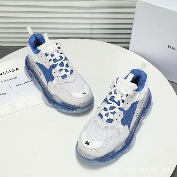 Men/Women Balenciaga Triple-S Sneaker Blue/White Item 6380340