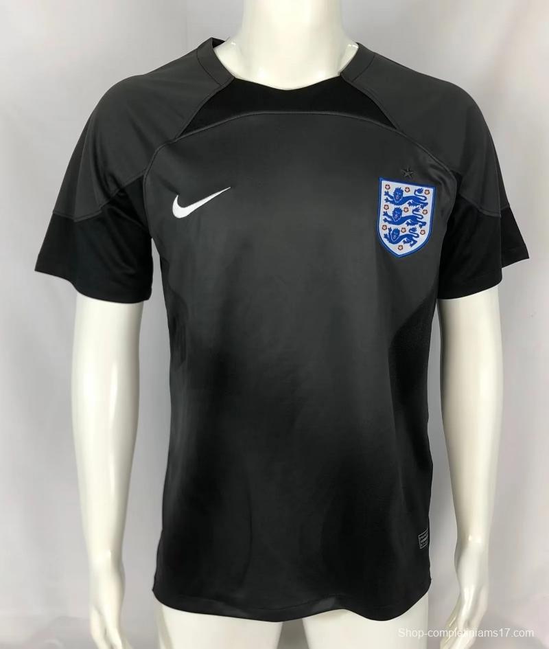 2022 England Black Goalkeeper Jersey