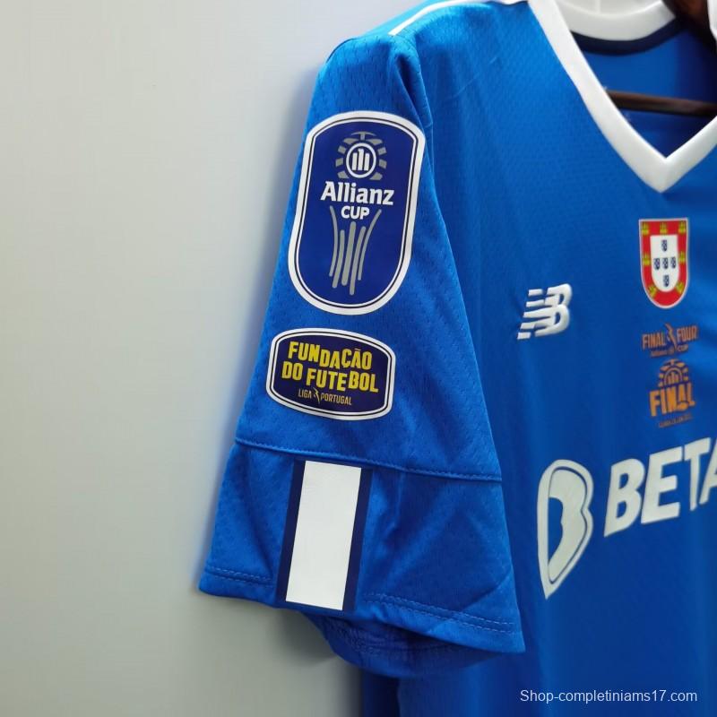 22/23 Porto Home Final Four Allianz Cup Jersey With Full Patch