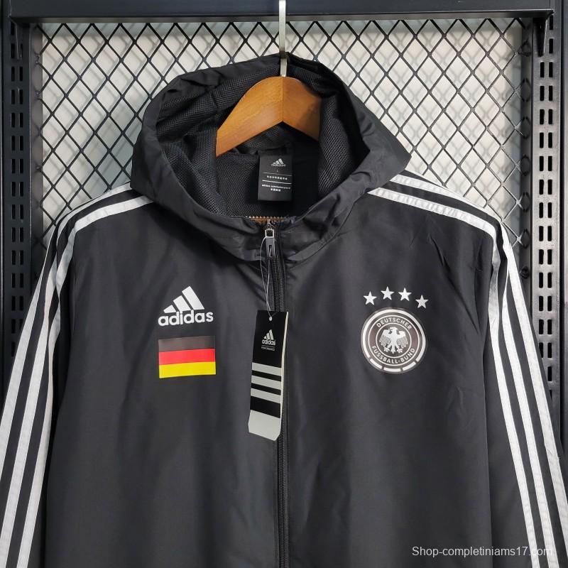 2023 Germany Black Windbreaker