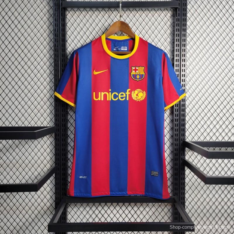 Retro 10/11 Barcelona Home Jersey