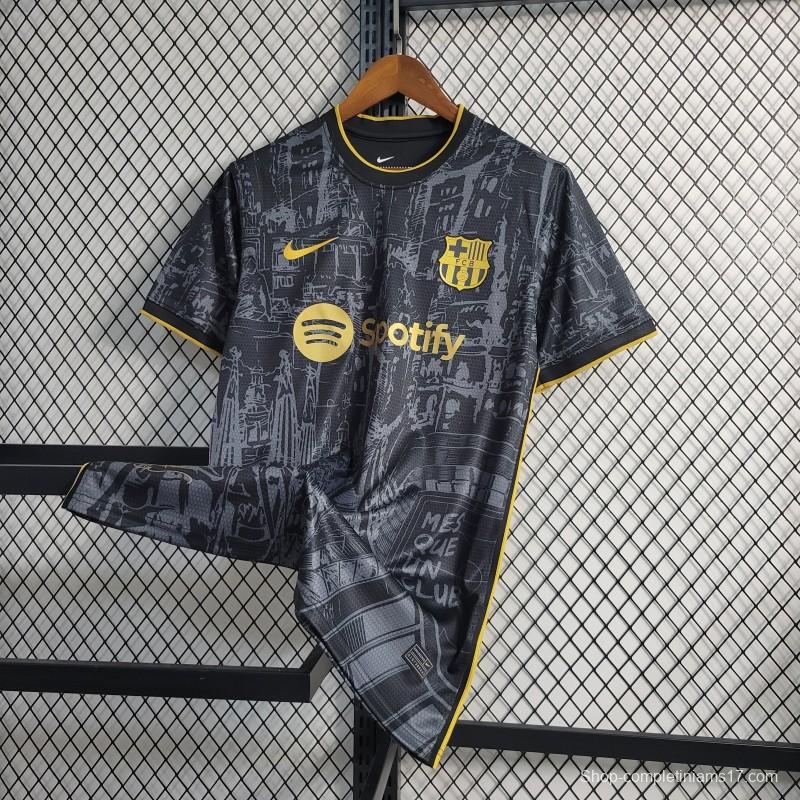 23-24 Barcelona Black Gold Special Edition Jersey