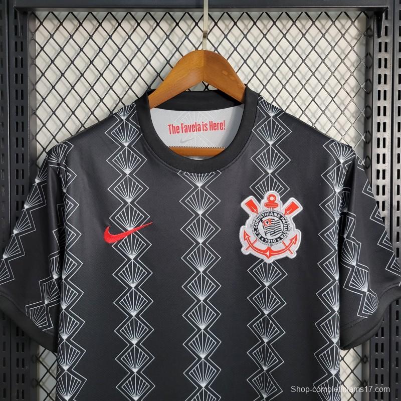 23-24 Corinthians Training Black Jersey