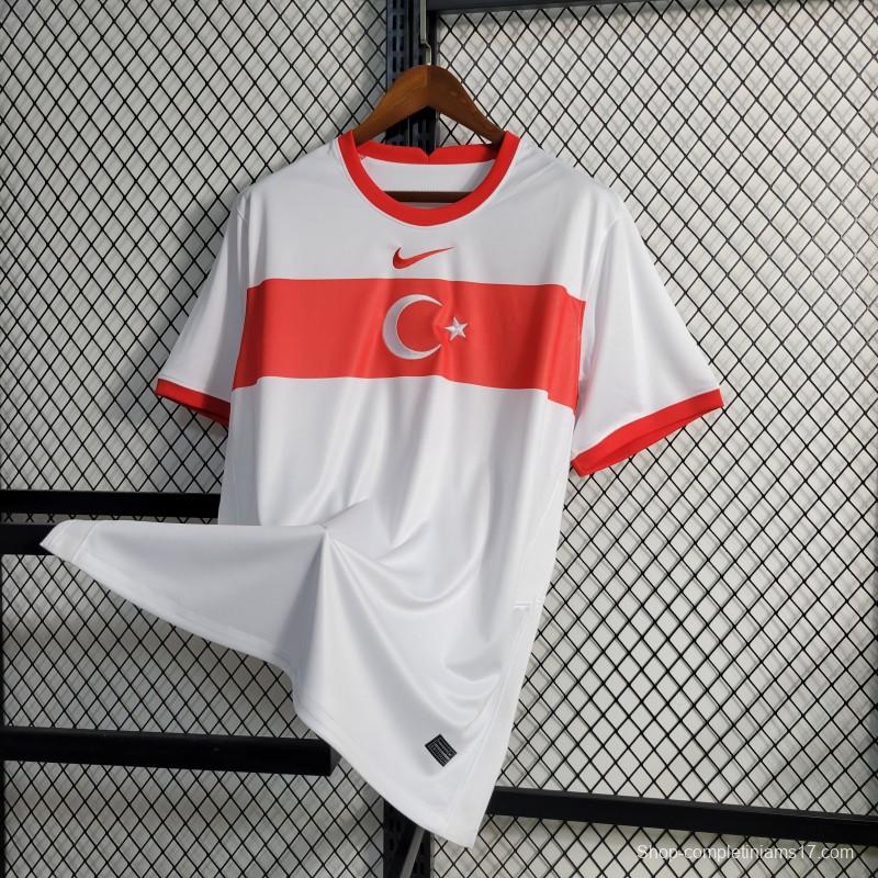 2023 Turkey Away White Jersey